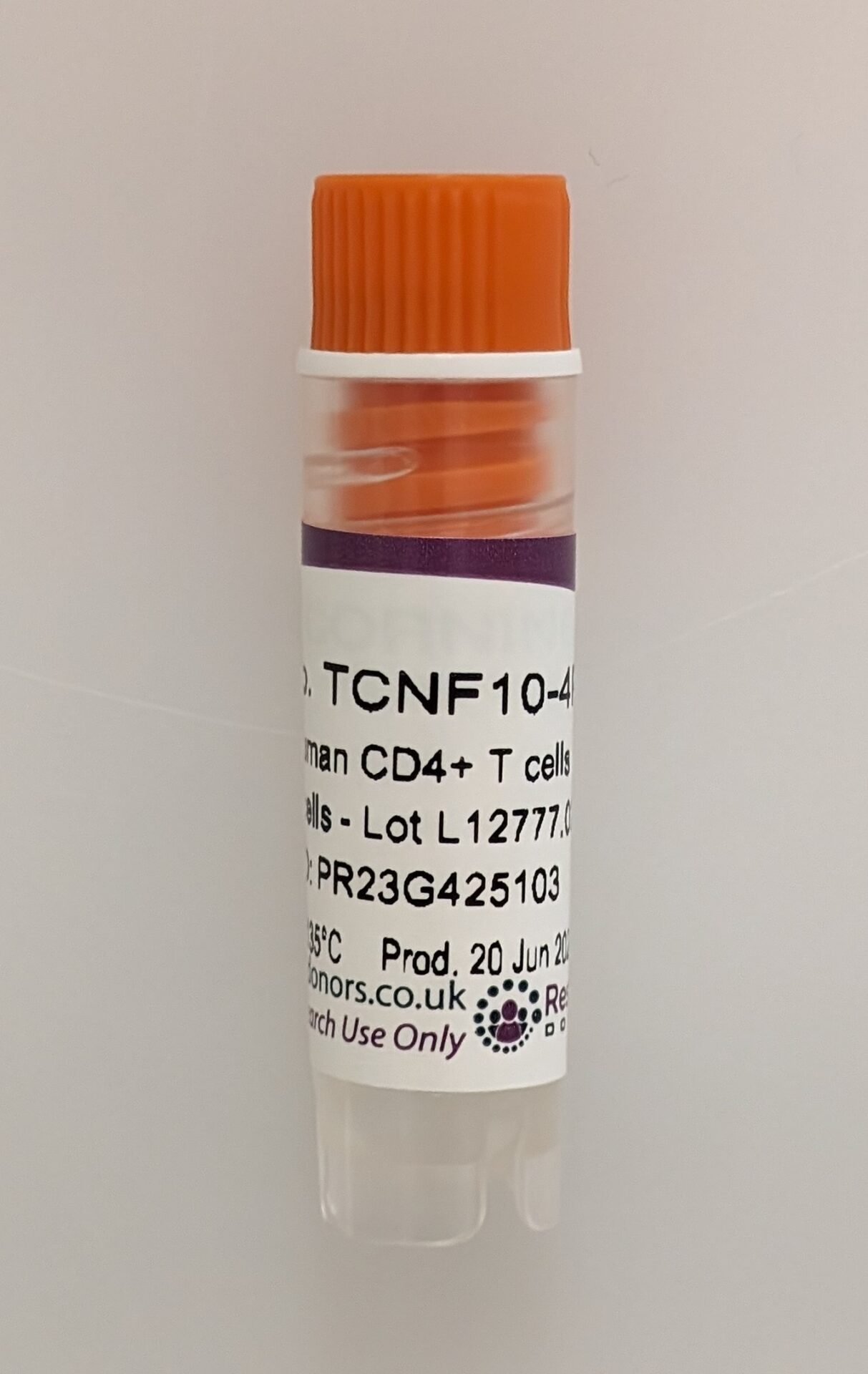 CD4_T_cells_tube Frozen human CD4+ T cells - female donor - TCNF10-4P